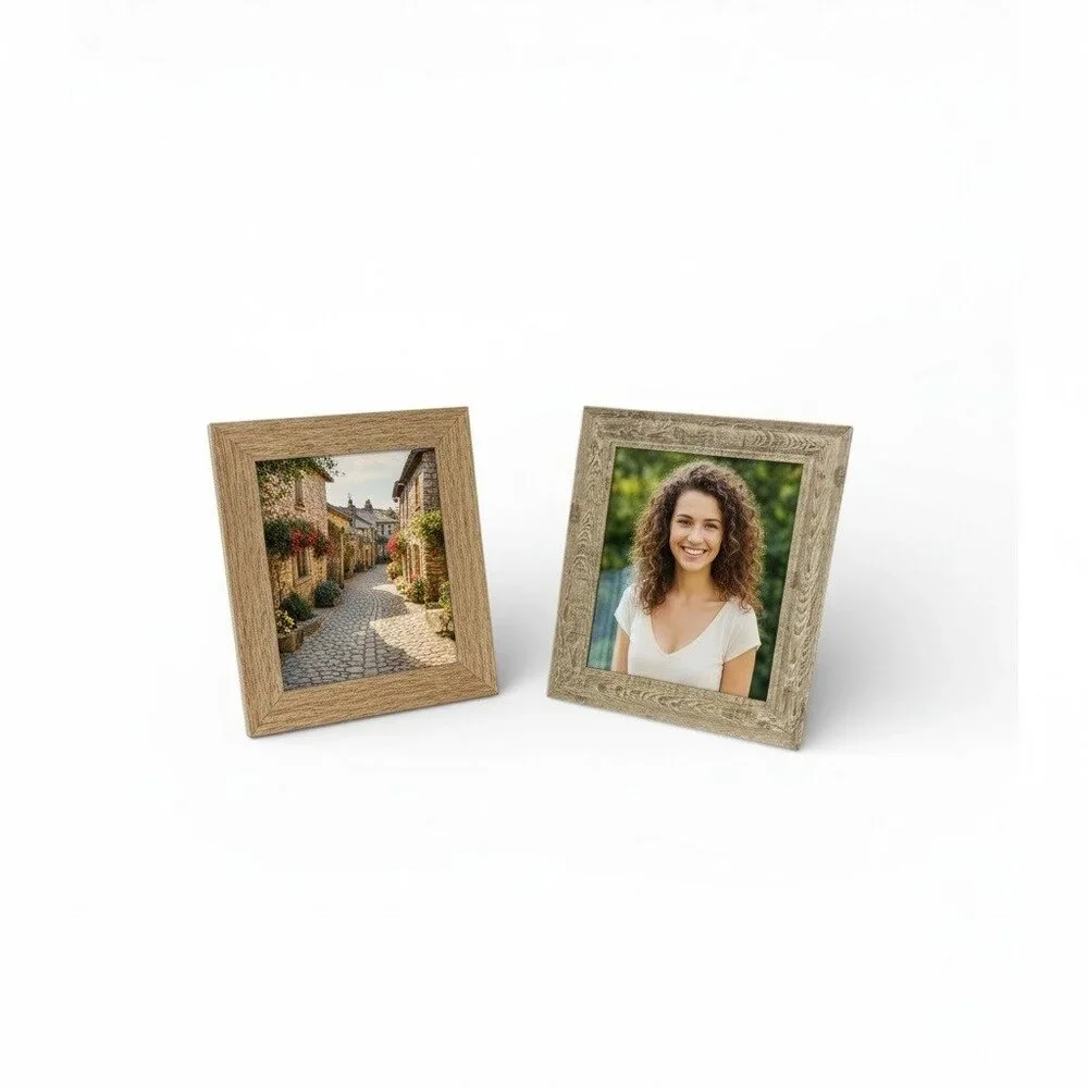 Rustic Gray Faux‎ Wooden Picture Frames 10.5